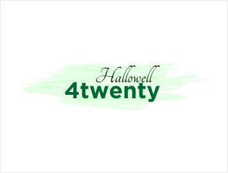 Hallowell 4twenty logo design by bunda_shaquilla
