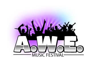 A.W.E. Music Festival logo design by AamirKhan
