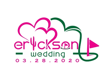 Erickson Wedding, see below. logo design by creativemind01