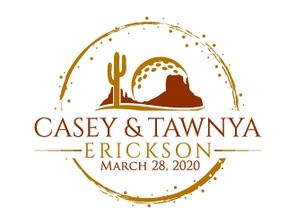 Erickson Wedding, see below. logo design by jaize