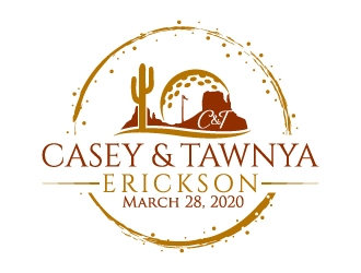 Erickson Wedding, see below. logo design by jaize