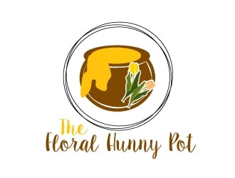 The Floral Hunny Pot logo design by AamirKhan