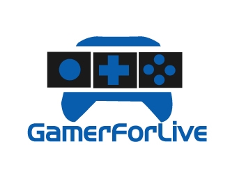 GamerForLive logo design by AamirKhan