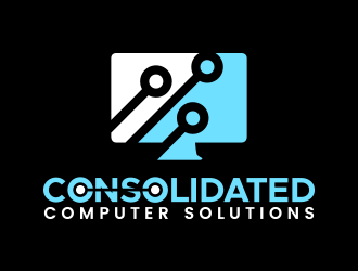 Consolidated Computer Solutions logo design by lexipej