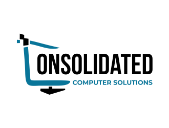 Consolidated Computer Solutions logo design by Girly