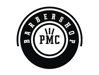 PMC barbershop  logo design by EkoBooM