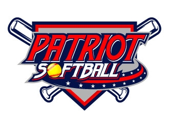 PATRIOT SOFTBALL logo design by daywalker