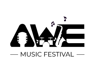 A.W.E. Music Festival logo design by Shailesh