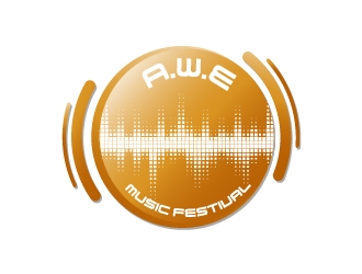 A.W.E. Music Festival logo design by Shailesh