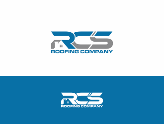 RCS Roofing Company logo design by Garmos