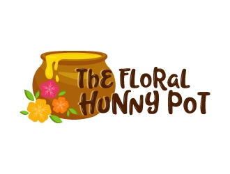 The Floral Hunny Pot logo design by LogOExperT