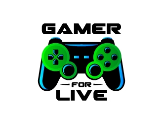 GamerForLive logo design by LogOExperT