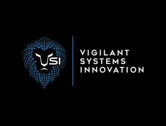 VSI Vigilant Systems Innovation  logo design by AisRafa