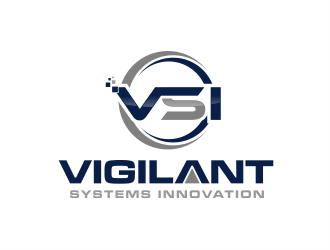 VSI Vigilant Systems Innovation  logo design by evdesign