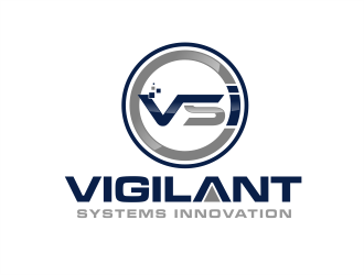 VSI Vigilant Systems Innovation  logo design by evdesign