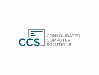 Consolidated Computer Solutions logo design by checx