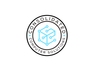 Consolidated Computer Solutions logo design by N3V4