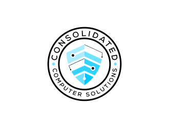 Consolidated Computer Solutions logo design by N3V4