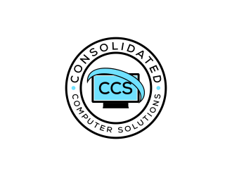 Consolidated Computer Solutions logo design by N3V4