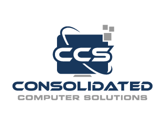 Consolidated Computer Solutions logo design by akilis13