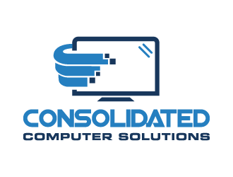 Consolidated Computer Solutions logo design by akilis13