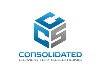 Consolidated Computer Solutions logo design by serprimero