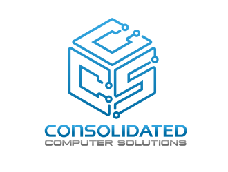 Consolidated Computer Solutions logo design by serprimero