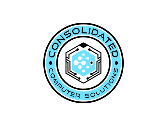 Consolidated Computer Solutions logo design by N3V4