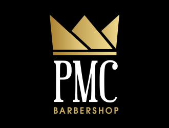 PMC barbershop  logo design by JessicaLopes
