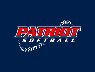 PATRIOT SOFTBALL logo design by santrie