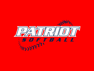 PATRIOT SOFTBALL logo design by santrie