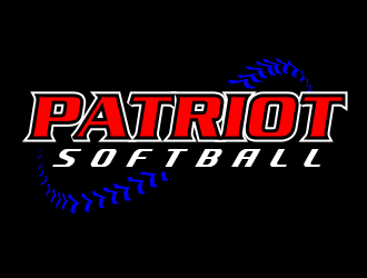 PATRIOT SOFTBALL logo design by aldesign
