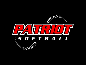 PATRIOT SOFTBALL logo design by Girly