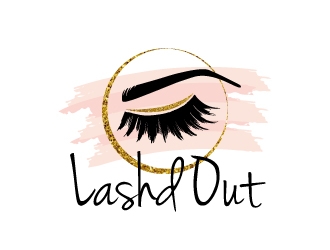 Lashd Out logo design by AamirKhan