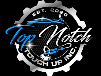 Top Notch Touch Up Inc. logo design by Suvendu