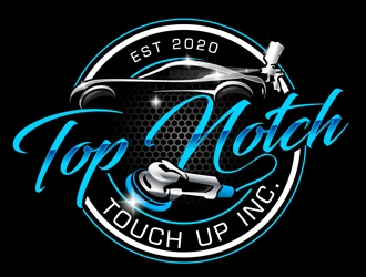 Top Notch Touch Up Inc. logo design by DreamLogoDesign