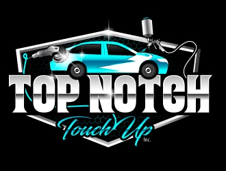 Top Notch Touch Up Inc. logo design by Suvendu