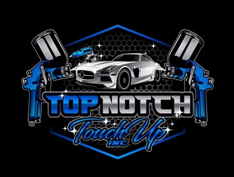 Top Notch Touch Up Inc. logo design by DreamLogoDesign