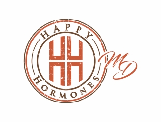 Happy Hormones MD logo design by rokenrol