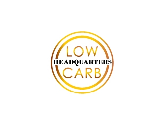 Low Carb Headquarters logo design by Marianne