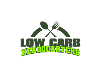 Low Carb Headquarters logo design by ekitessar