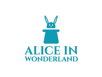 Alice in Wonderland logo design by aryamaity