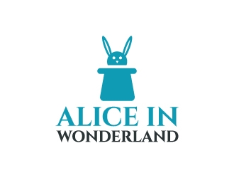 Alice in Wonderland logo design by aryamaity