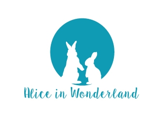 Alice in Wonderland logo design by AamirKhan