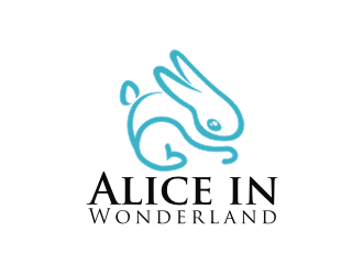 Alice in Wonderland logo design by logitec