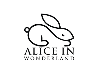 Alice in Wonderland logo design by logitec
