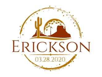 Erickson Wedding, see below. logo design by jaize