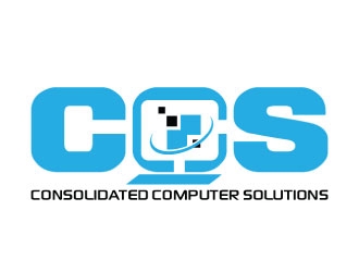 Consolidated Computer Solutions logo design by KreativeLogos