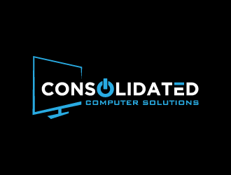 Consolidated Computer Solutions logo design by denfransko