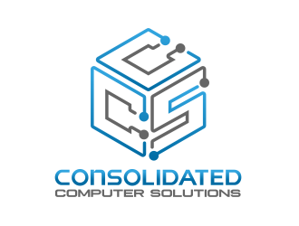 Consolidated Computer Solutions logo design by serprimero